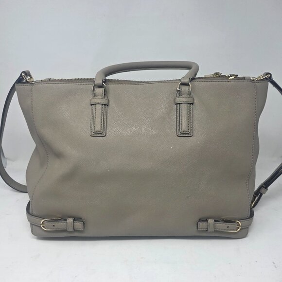 Tory Burch Robinson Saffiano Double Zip Tote Crossbody Shoulder Bag Large - Picture 2 of 14